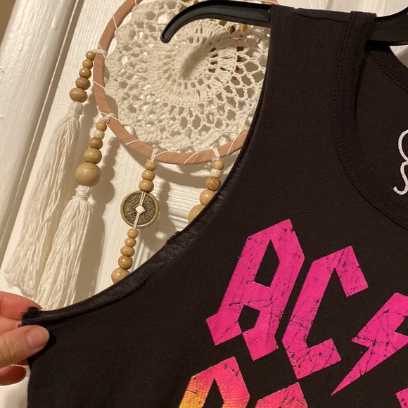 Chaser Neon AC/DC raw edge tank top - Picture 8 of 8